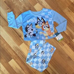 Bluey Two Piece Pajama Set - Girls Size XS (4/5)